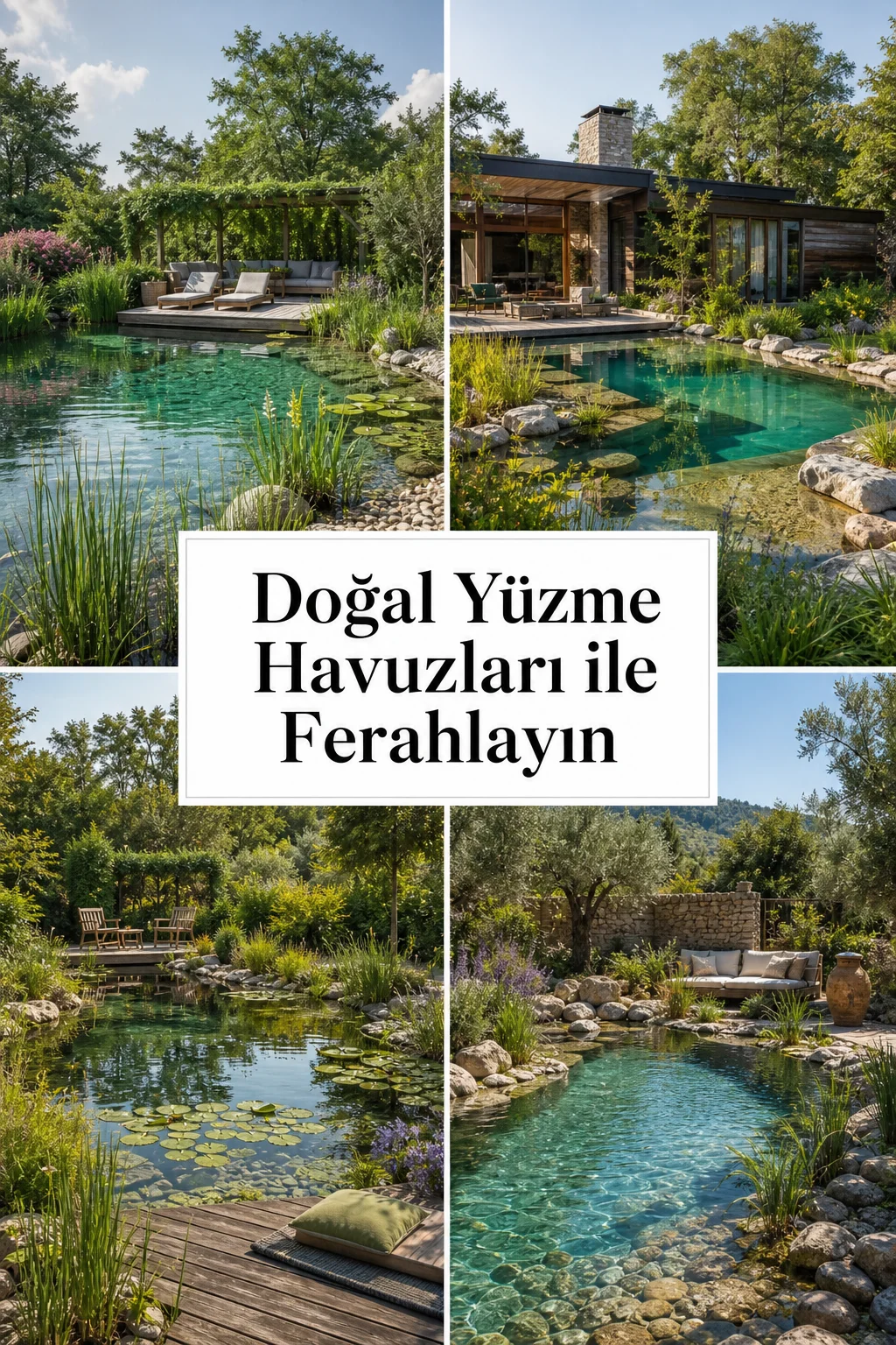 Doğal Yüzme Havuzları ile Ferahlayın