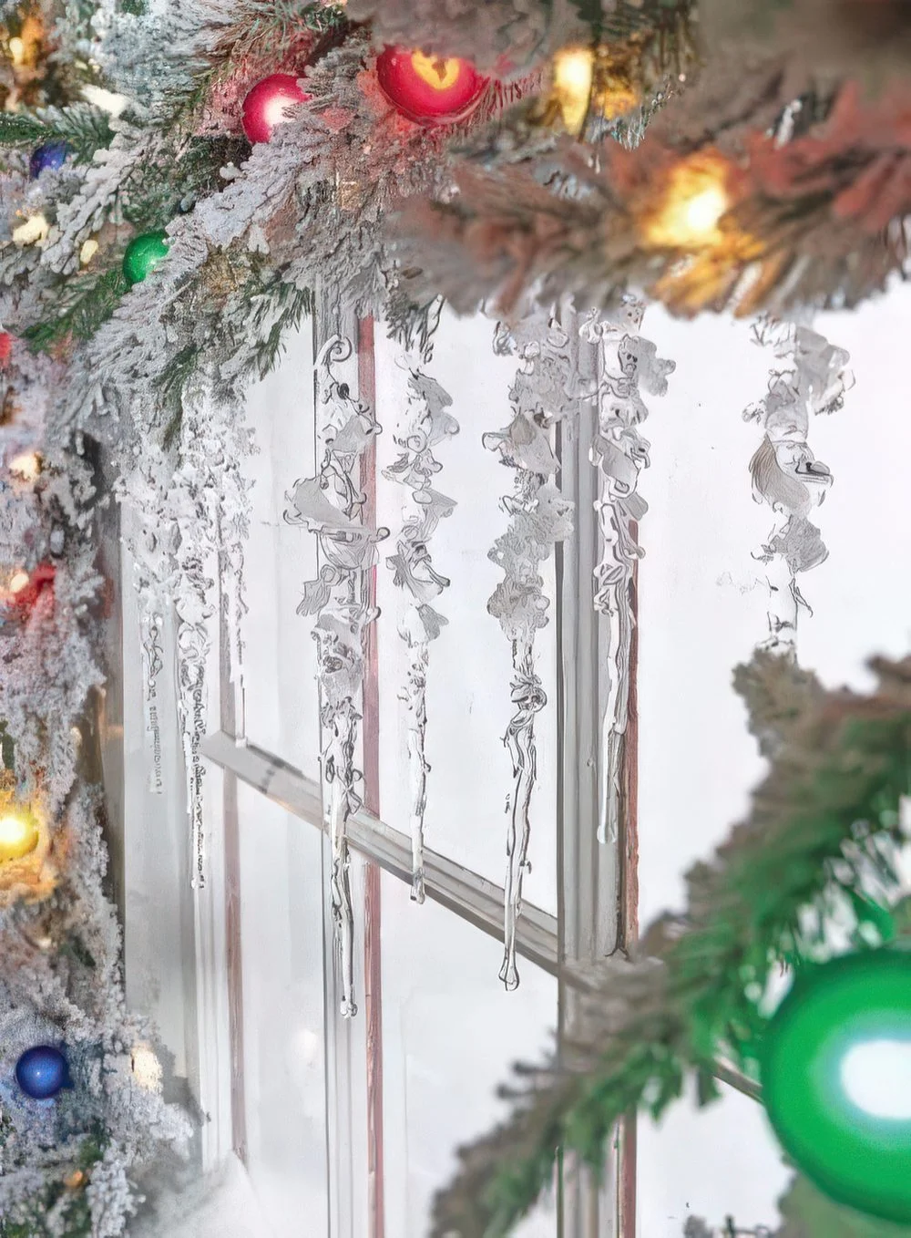 Muhteşem Noel Pencere Süsleme Fikirleri