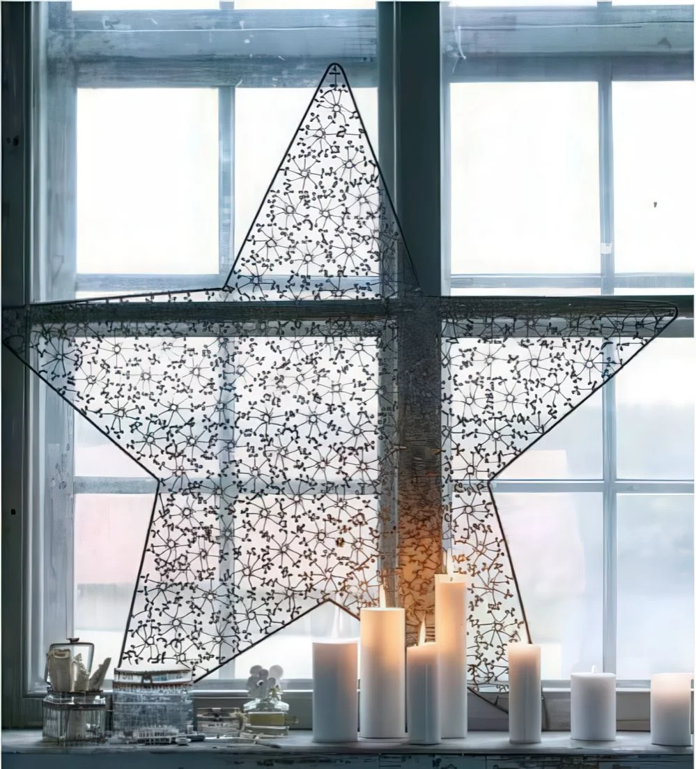 Etkileyici Noel pencere süsleme fikirleri