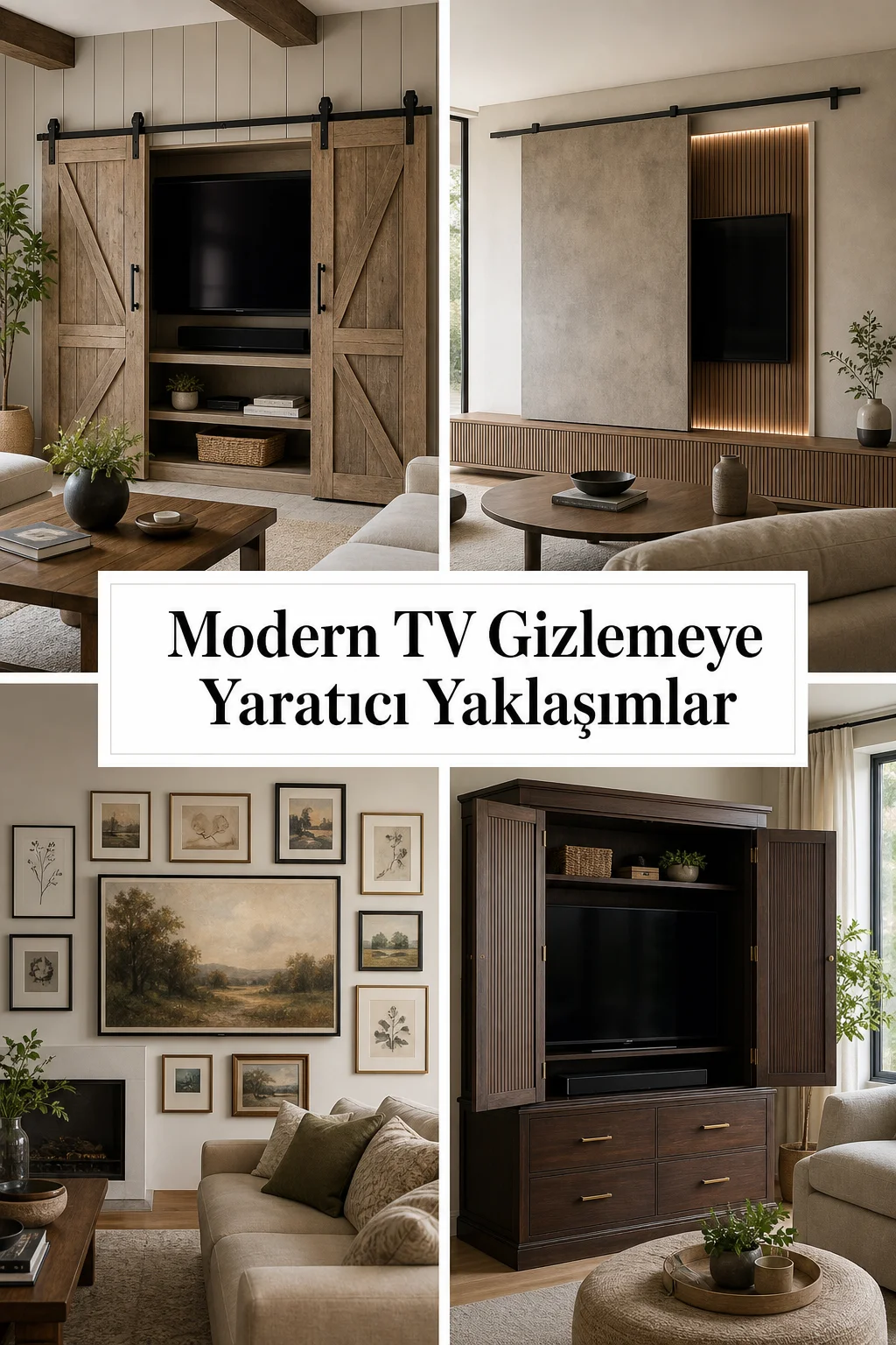 Modern TV Gizlemeye Yaratıcı Yaklaşımlar