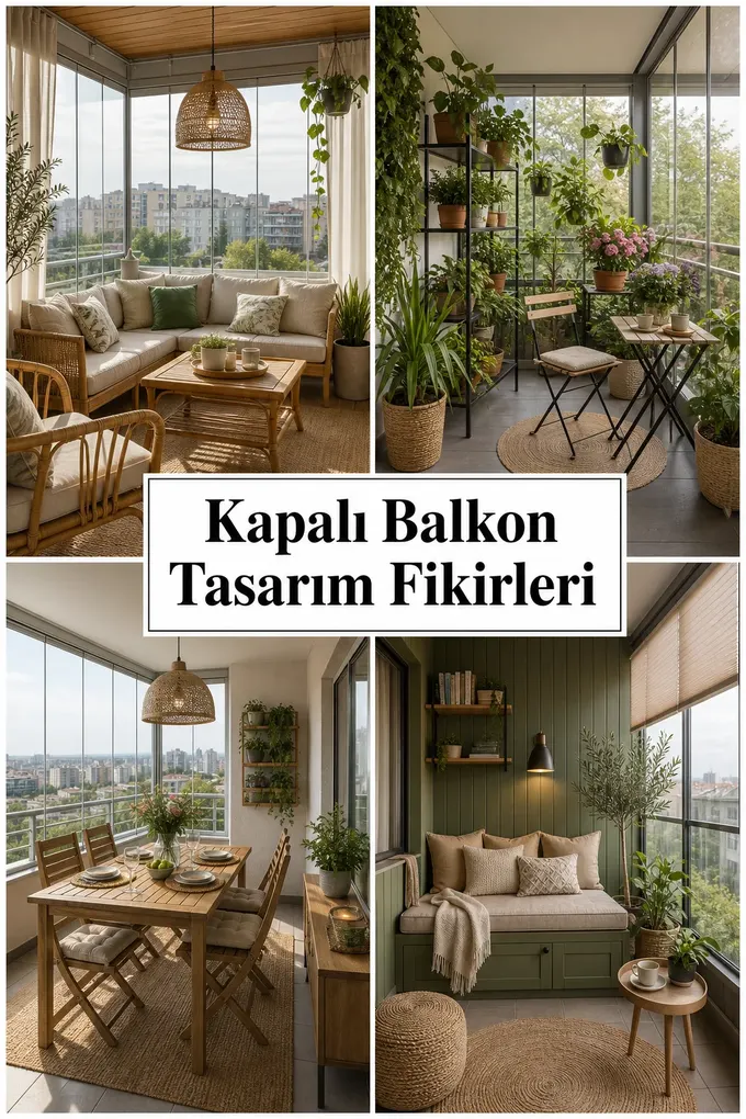 Kapalı Balkon Tasarım Fikirleri