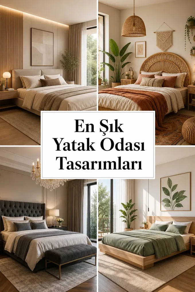 En Şık Yatak Odası Tasarımları
