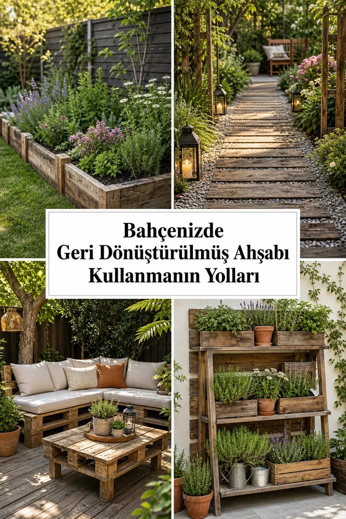 Bahçenizde Geri Dönüştürülmüş Ahşabı Kullanmanın Yolları