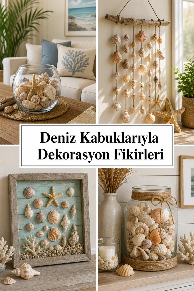 Deniz Kabuklarıyla Dekorasyon Fikirleri