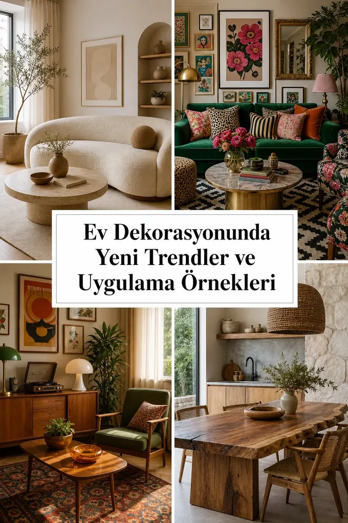 Ev Dekorasyonunda Yeni Trendler ve Uygulama Örnekleri