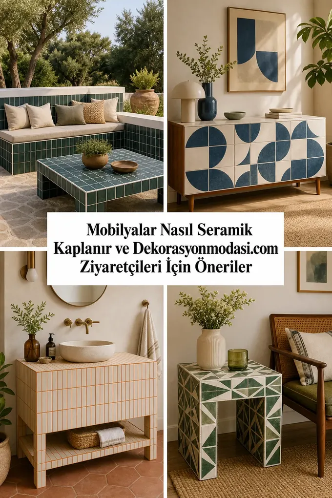 Mobilyalar Nasıl Seramik Kaplanır ve Dekorasyonmodasi.com Ziyaretçileri İçin Öneriler