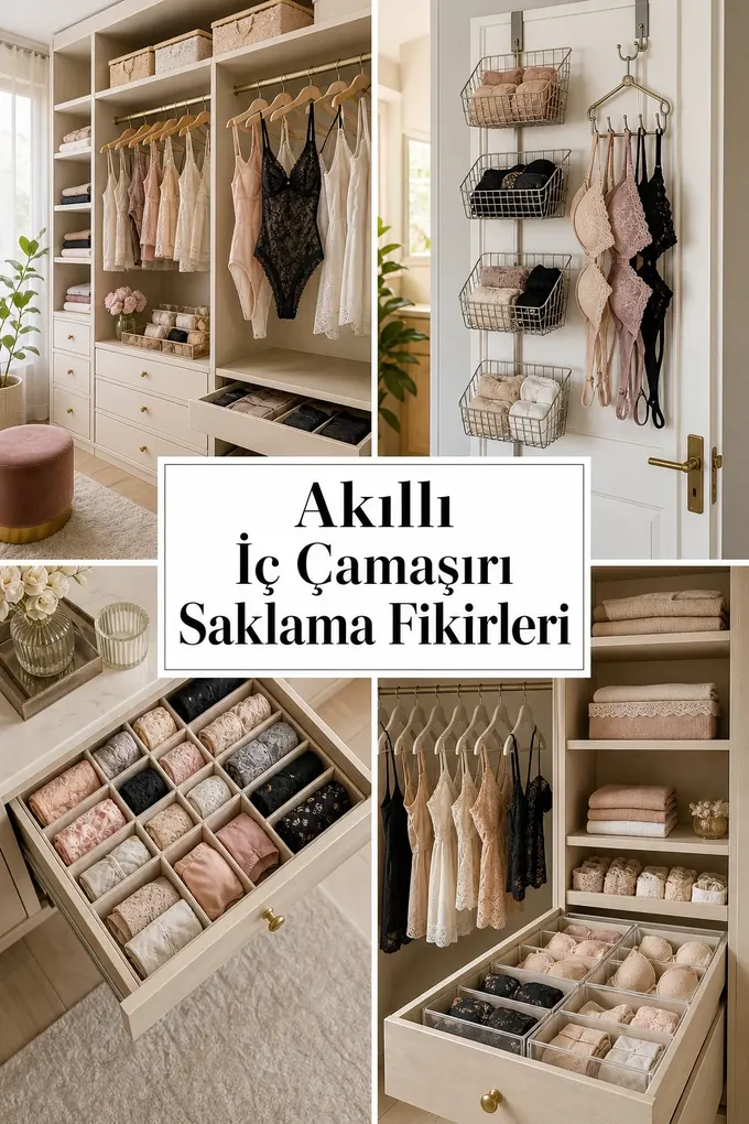 Akıllı İç Çamaşırı Saklama Fikirleri