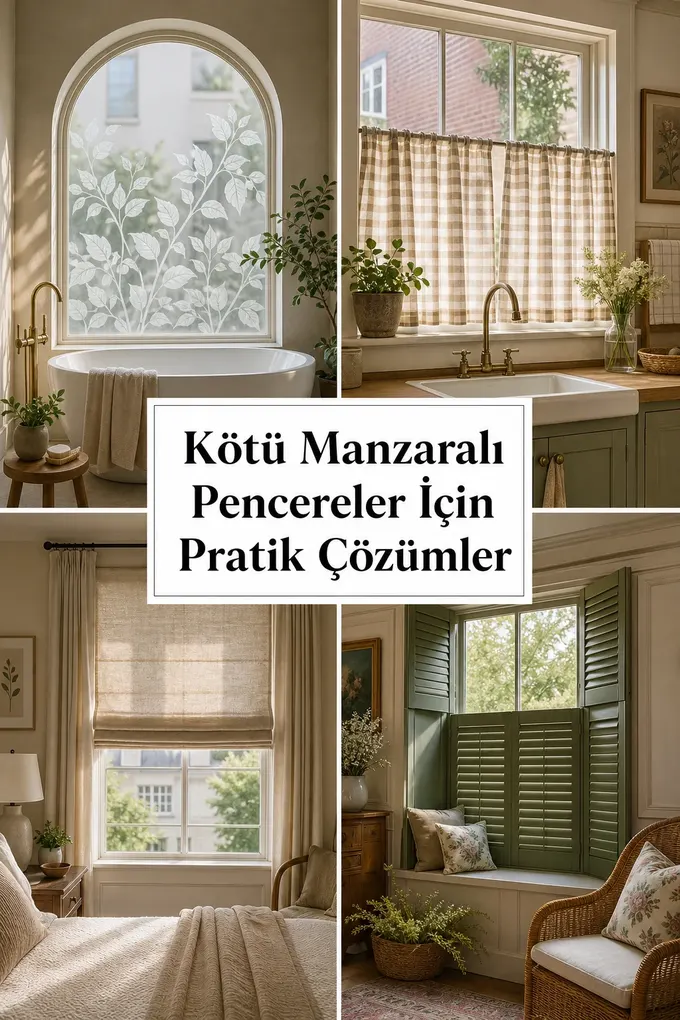 Kötü Manzaralı Pencereler İçin Pratik Çözümler