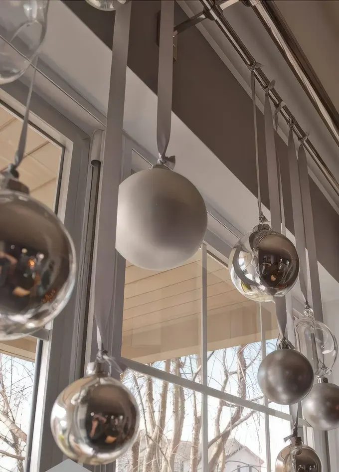 Muhteşem Noel pencere süsü fikirleri