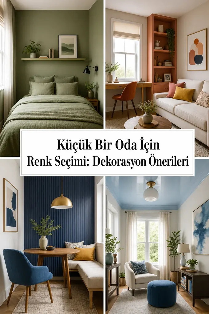 Küçük Bir Oda İçin Renk Seçimi: Dekorasyon Önerileri