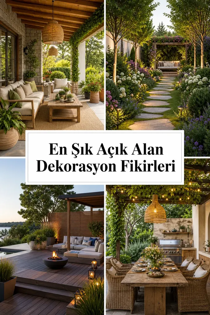 En Şık Açık Alan Dekorasyon Fikirleri