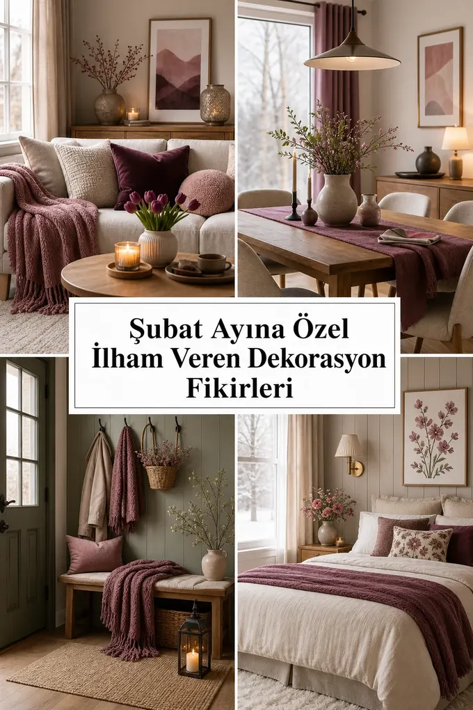Şubat Ayına Özel İlham Veren Dekorasyon Fikirleri