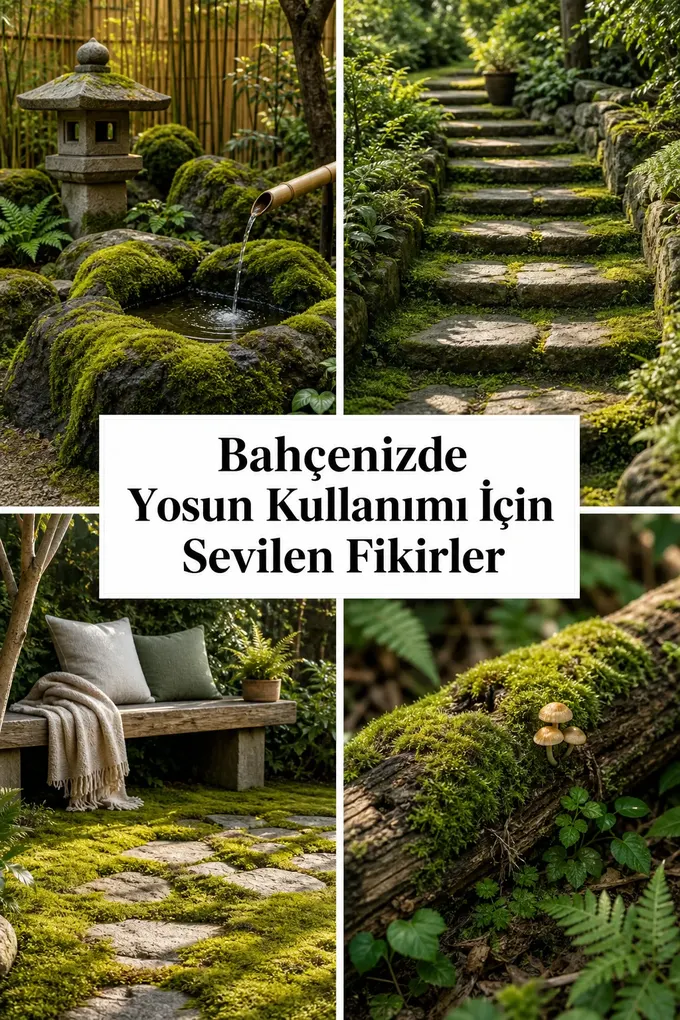 Bahçenizde Yosun Kullanımı İçin Sevilen Fikirler