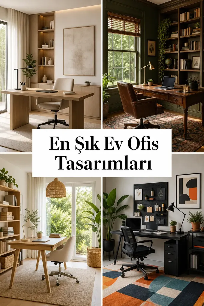 En Şık Ev Ofis Tasarımları