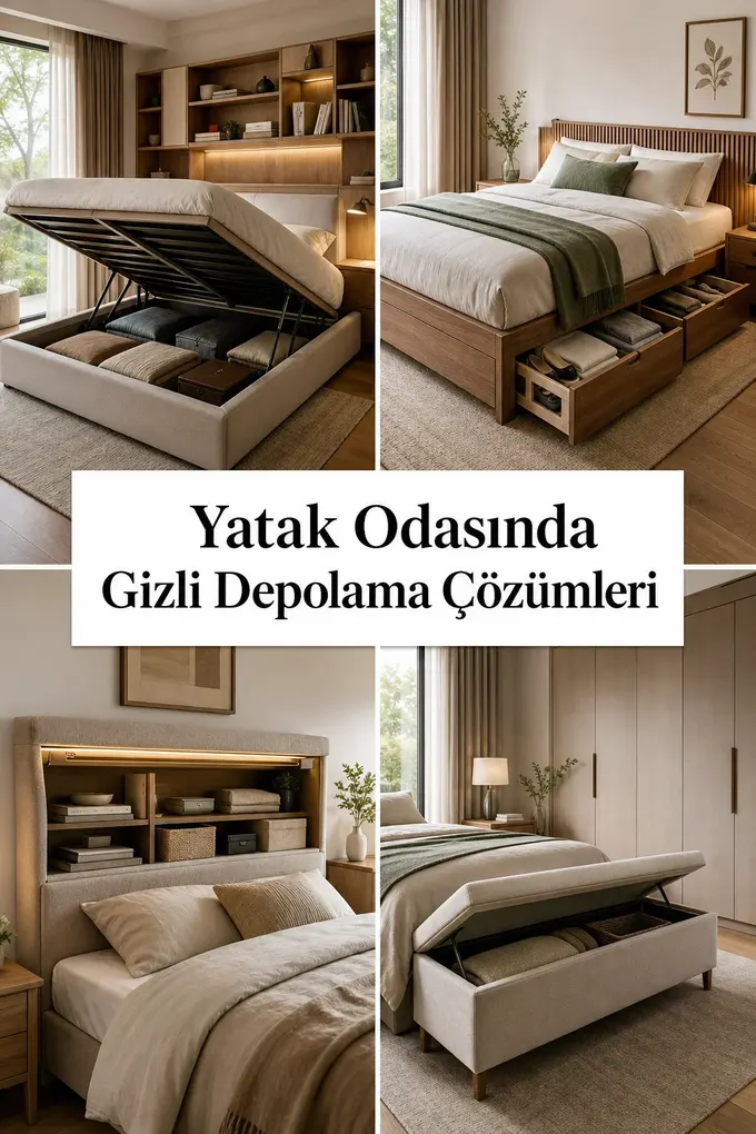 Yatak Odasında Gizli Depolama Çözümleri