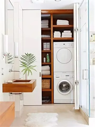 Çamaşır Makinesini Evinizde Gizlemek İçin Yaratıcı Fikirler