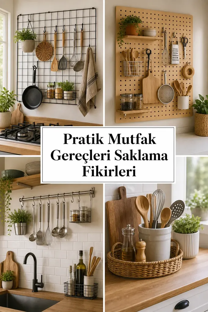 Pratik Mutfak Gereçleri Saklama Fikirleri