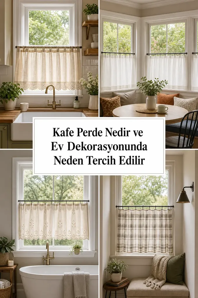 Kafe Perde Nedir ve Ev Dekorasyonunda Neden Tercih Edilir