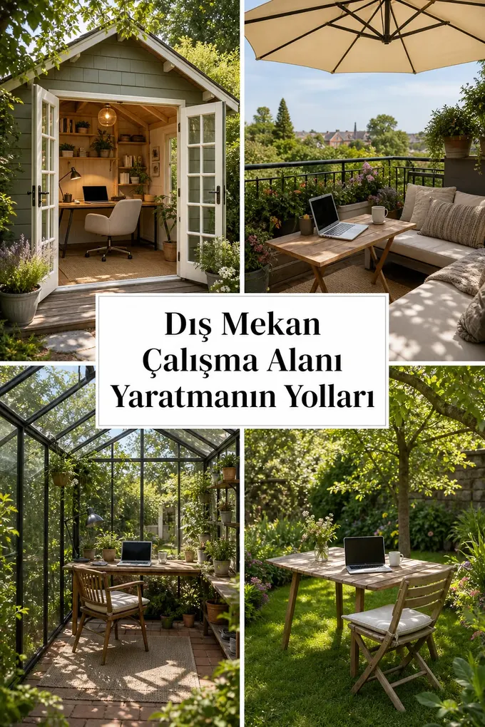 Dış Mekan Çalışma Alanı Yaratmanın Yolları
