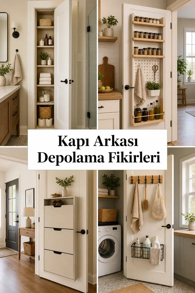 Kapı Arkası Depolama Fikirleri