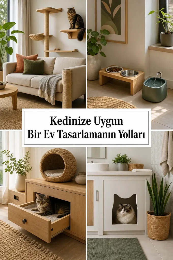 Kedinize Uygun Bir Ev Tasarlamanın Yolları