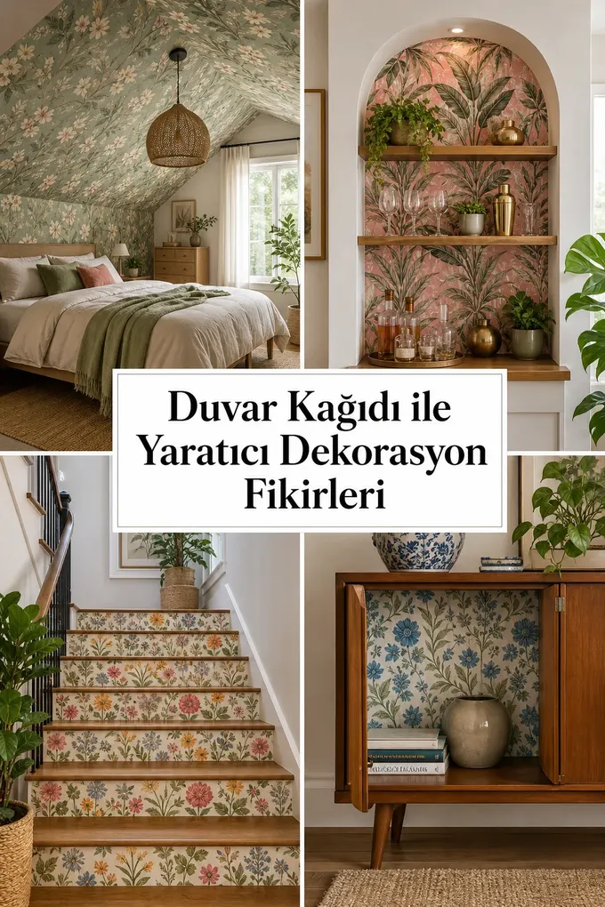 Duvar Kağıdı ile Yaratıcı Dekorasyon Fikirleri