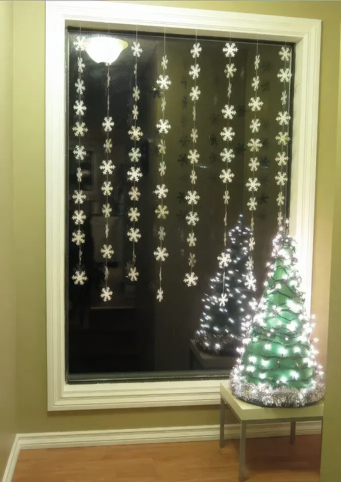 Muhteşem Noel Pencere Süsleme Fikirleri