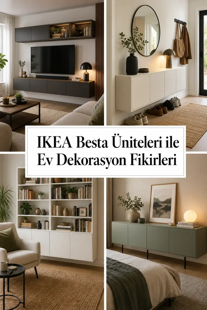 IKEA Besta Üniteleri ile Ev Dekorasyon Fikirleri
