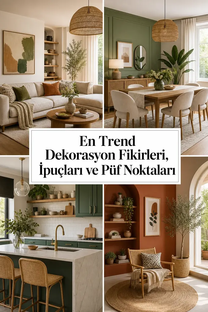 En Trend Dekorasyon Fikirleri, İpuçları ve Püf Noktaları