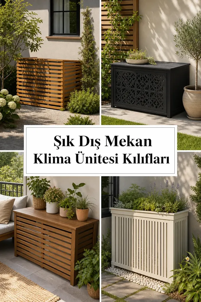 Şık Dış Mekan Klima Ünitesi Kılıfları