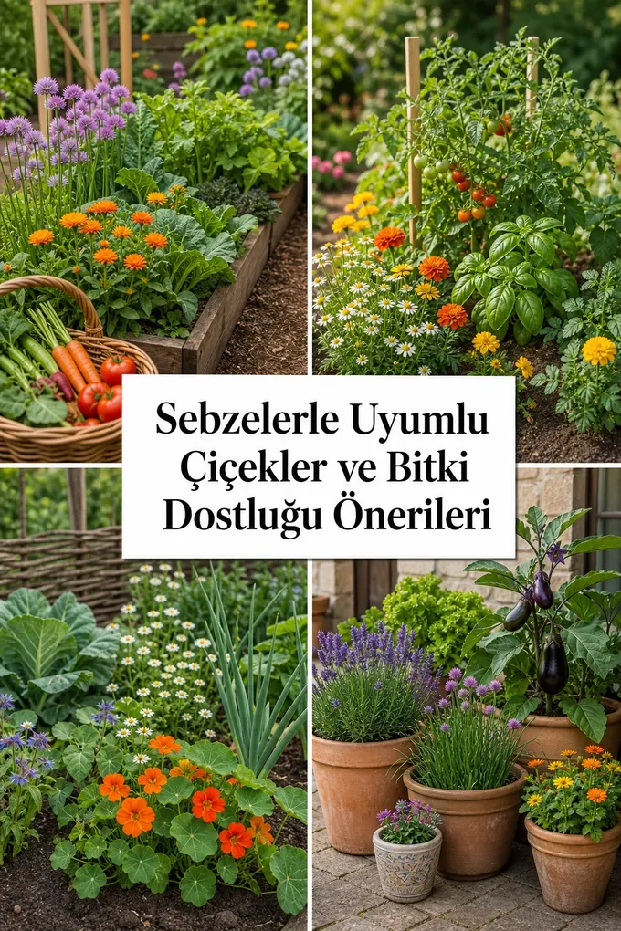 Sebzelerle Uyumlu Çiçekler ve Bitki Dostluğu Önerileri